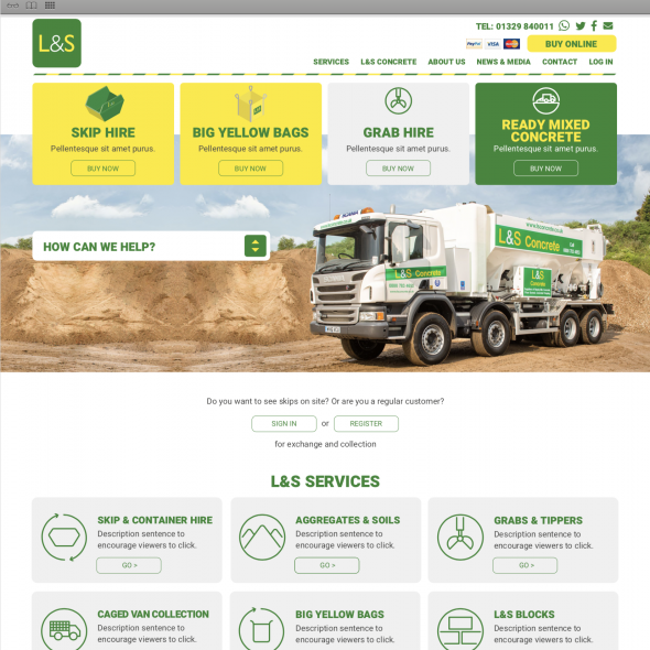 New look website for L&S Waste