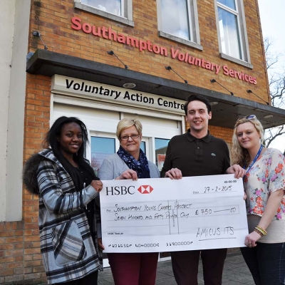 Amicus ITS Donate £750 to Southampton Young Carers Project for new hub
